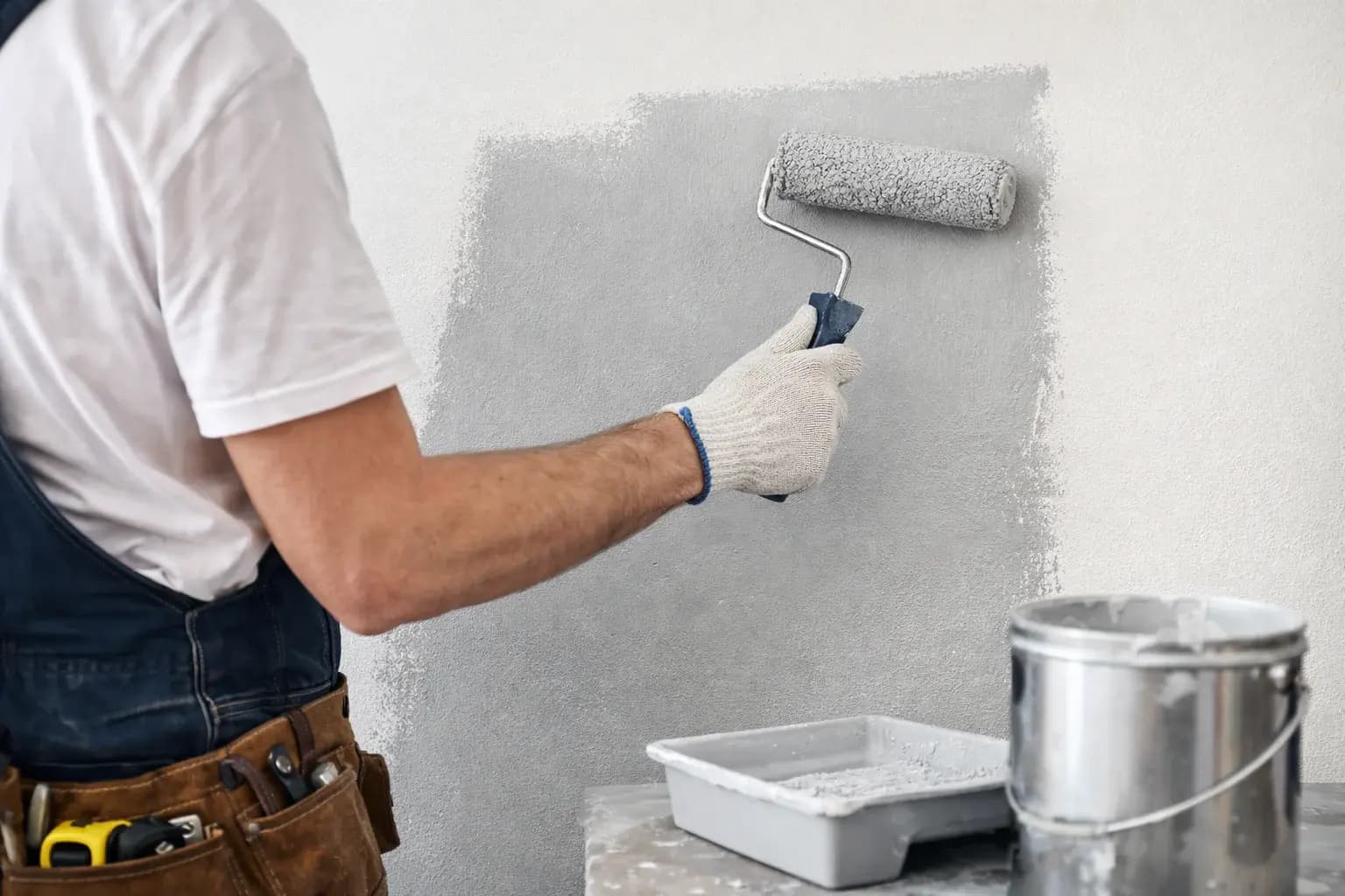 Painting touch-ups and trim repainting for a Melbourne property